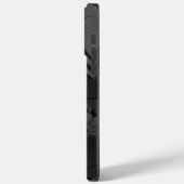 シックモダントレンディーブラックハイビスカスフローラゴシック Case-Mate iPhoneケース (裏面 / 左)