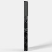 シックモダントレンディーブラックハイビスカスフローラゴシック Case-Mate iPhoneケース (裏面 / 右)