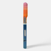 シックモダンドルフィン、ウミガメ&海上のスクリプト Case-Mate iPhoneケース (裏面 / 右)