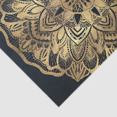 シックモダンネイビーブルー金ゴールドマンダラ 薄葉紙 (詳細)