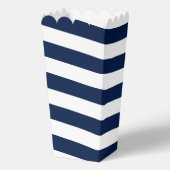 シックモダンネイビーブルー&ホワイト結婚ズ フェイバーボックス (裏面)