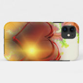 シックモダンハートデザインパターンアクセサリー、愛 Case-Mate iPhoneケース (裏面(横))