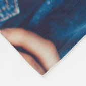 シックモダンハートフ最高のレンズベスティーズBFFフォト フリースブランケット (角)