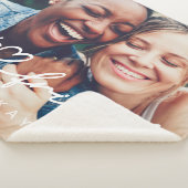 シックモダンハート最高のフレンズBFF写真 シェルパブランケット (3/4)