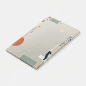 シックモダンバお洒落ードエレガントトレンディー抽象芸術 ポストイット (アングル)