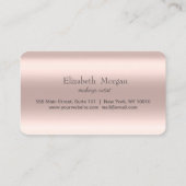 シックモダンバラ金ゴールドハートグリッタードリップ ロイヤリティカード (裏面)