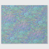 シックモダンパステルカラーズマーブルモザイクパターン ラッピングペーパー (フラット)