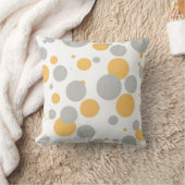 シックモダンパーソナライズされた水玉模様装飾用クッション クッション (ブランケット)