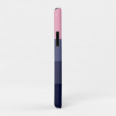 シックモダンパープルピンク色ブロック Case-Mate iPhoneケース (裏面/右)