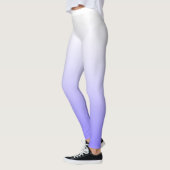 シックモダンパープル薄紫グラデーション レギンス (左)
