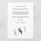 シックモダンビバマゼンダミニマルーさん結婚ありがとう メニュー (裏面)