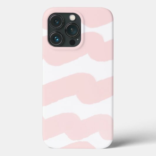 シックモダンピンクウォーターストライプカラー Case-Mate iPhoneケース (裏面)
