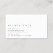 シックモダンピンクグラデーション 名刺 (裏面)