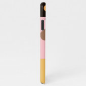 シックモダンピンクブラシiPhone 11 Pro Maxケース iPhoneケース (右側)