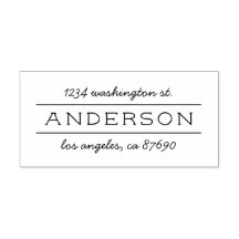 シックモダンファミリ名スクリプト差出人住所