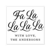 シックモダンファララララクリスマスホリデイ セルフインキングスタンプ (デザイン)