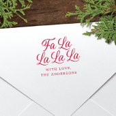 シックモダンファララララクリスマスホリデイ セルフインキングスタンプ