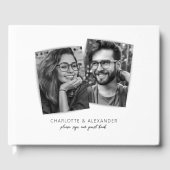 シックモダンフォトズ結婚ゲストブック ゲストブック (正面)