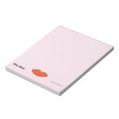 シックモダンフランスのレッドリップビューティシアンミニマル ノートパッド (回転)