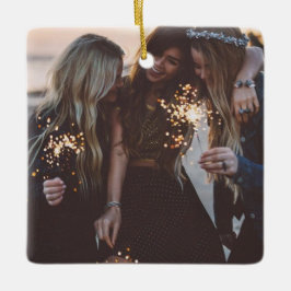 シックモダンフリ最高のーズ セラミックオーナメント