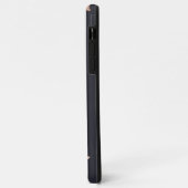 シックモダンフローラバラボタニカルネイビー&ピンク Case-Mate iPhoneケース (裏面/左)