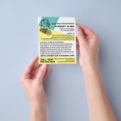 シックモダンフローラモデル、整形外科医/手術 チラシ (手)