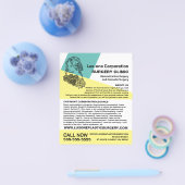 シックモダンフローラモデル、整形外科医/手術 チラシ (シングル)