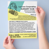 シックモダンフローラモデル、整形外科医/手術 チラシ (手)