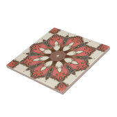 シックモダンフローラ幾何学的デザインタイル タイル (側面)