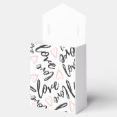 シックモダンブライダルシャワーサンキュー フェイバーボックス (オープン)