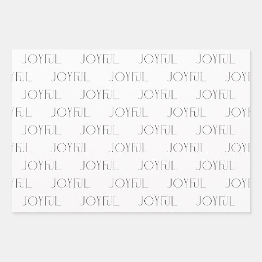 シックモダンブラックストライプフォトクリスマス ラッピングペーパーシート (正面2)