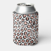 シックモダンブラックバラゴールドフォイルレオパード 缶クーラー (缶裏面)