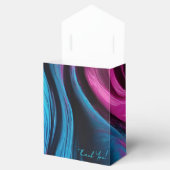 シックモダンブルーとピンク フェイバーボックス (オープン)