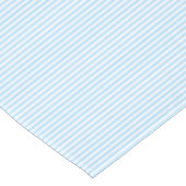 シックモダンブルーとホワイトストライプトレンディー テーブルクロス (アングル)