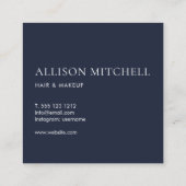 シックモダンプロフェッショナルスクエア名刺 スクエア名刺 (裏面)