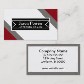 シックモダンプロフェッショナル名刺テンプレート 名刺 (正面/裏面)