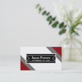 シックモダンプロフェッショナル名刺テンプレート 名刺 (スタンド正面)