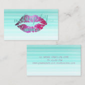 シックモダンプロフェッショナル,唇 – メイクアップアーティスト 名刺 (正面/裏面)