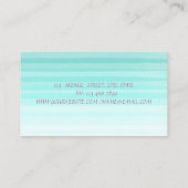 シックモダンプロフェッショナル,唇 – メイクアップアーティスト 名刺 (裏面)