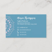 シックモダンプロフェッショナルQrコードカスタム 名刺 (正面)