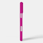 シックモダンホットピンク、ミニマリスト、ジャンボ名 Case-Mate iPhoneケース (裏面 / 右)