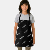 シックモダンホビーパーソナライズされたカスタムキッズ エプロン (インサイチュ)