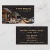 シックモダンホームステージング 名刺 (正面/裏面)
