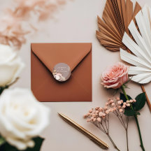 シックモダンボヘミアン水カラーフローラ結婚ズ