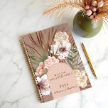 シックモダンボヘミアン水カラー花模様フォトアーチ プランナー手帳<br><div class="desc">私たちの手描きのボホ植物学プランナーで整理して。手の絵を描フローラデザインやトロピカルな緑モダンや幾何学模様など、シックなボホのカラーパレットと組み合わせスタイリッシュた洗練された外観。日々の計カスタマイズ画に美しいとインスピレーションを与えユニークる真のプランナーのためにあなたの名前と年と。デザインと図解入りの、写真付きのby ©鳥類科学パピー</div>
