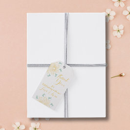 シックモダンボホフローラスウィート16バースデーパーティー ギフトタグ