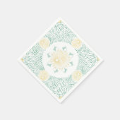 シックモダンボホフローラスウィート16バースデーパーティー スタンダードカクテルナプキン (角)