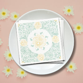 シックモダンボホフローラスウィート16バースデーパーティー スタンダードカクテルナプキン