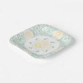 シックモダンボホフローラスウィート16バースデーパーティー ペーパープレート (傾斜あり)