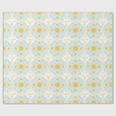 シックモダンボホフローラスウィート16バースデーパーティー ラッピングペーパー (フラット)